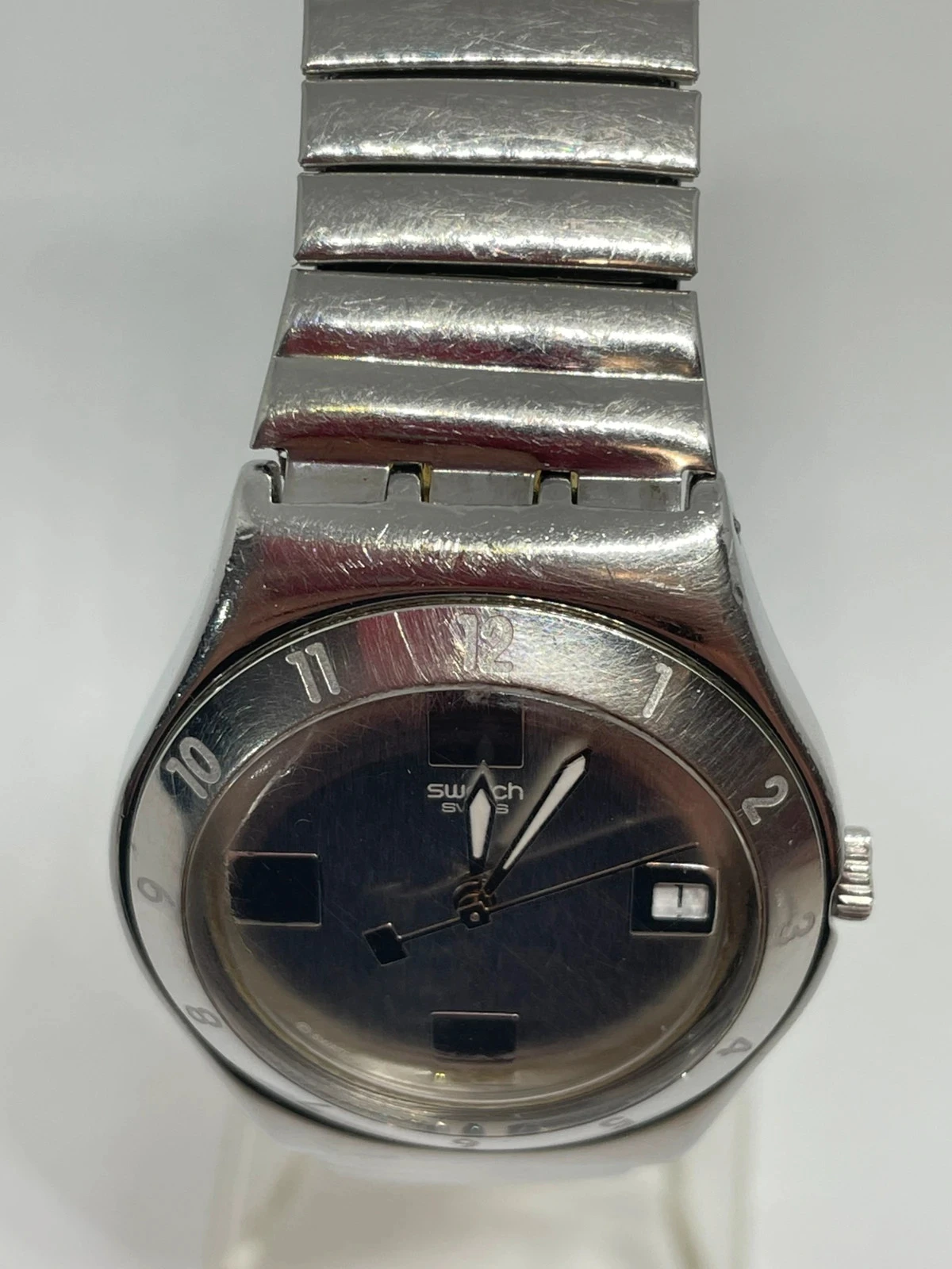 Relógio Swatch Irony Vintage 1999 de aço inoxidável em excelente estado – photo 8